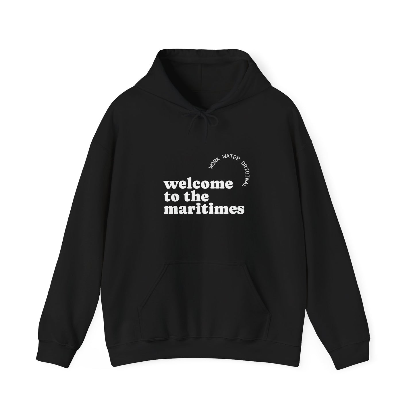 'Welcome to the Maritimes' Cozy Hooded Sweatshirt