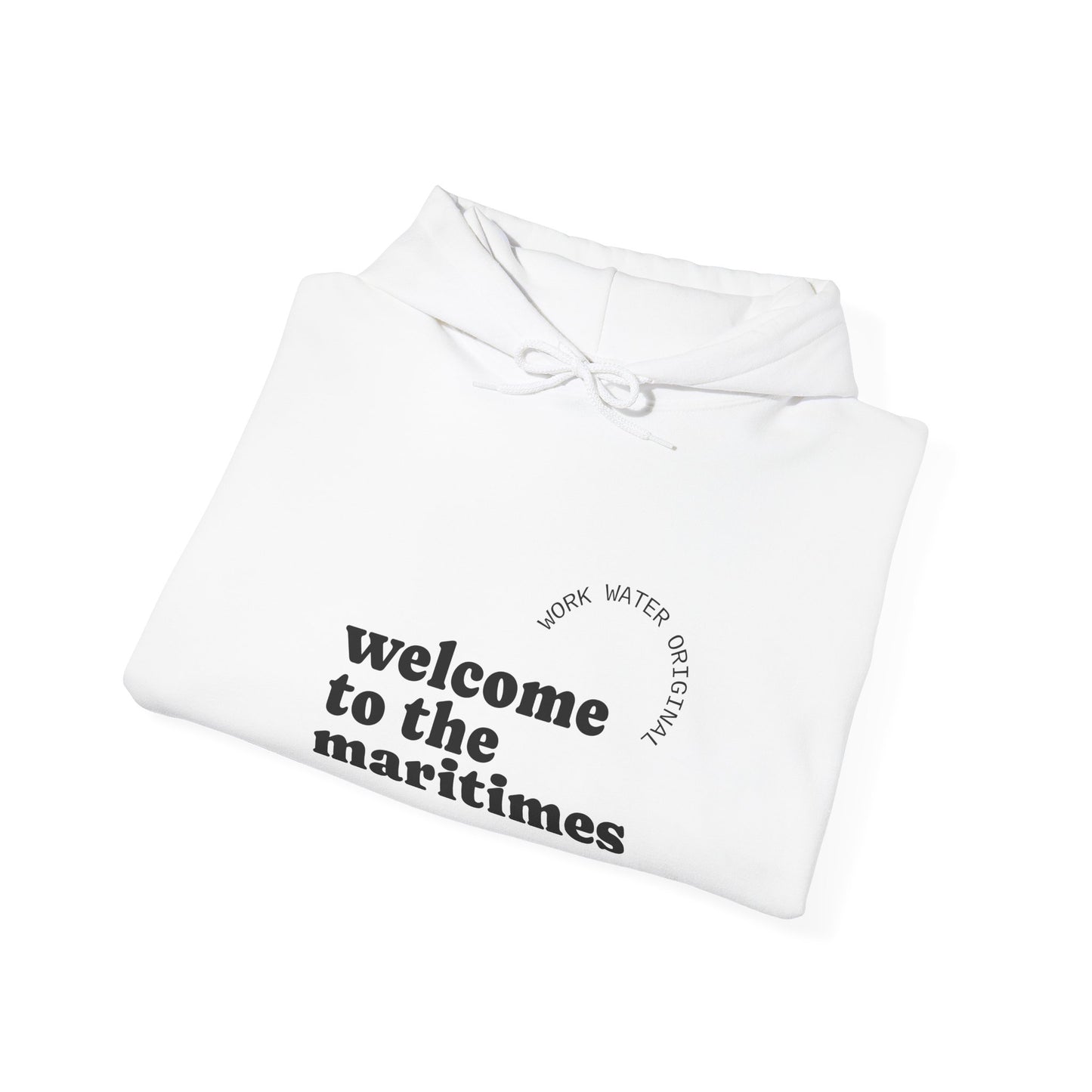 'Welcome to the Maritimes' Cozy Hooded Sweatshirt