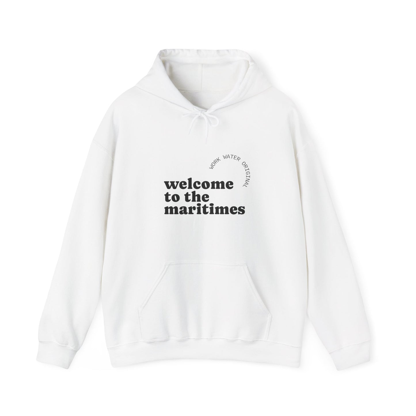 'Welcome to the Maritimes' Cozy Hooded Sweatshirt