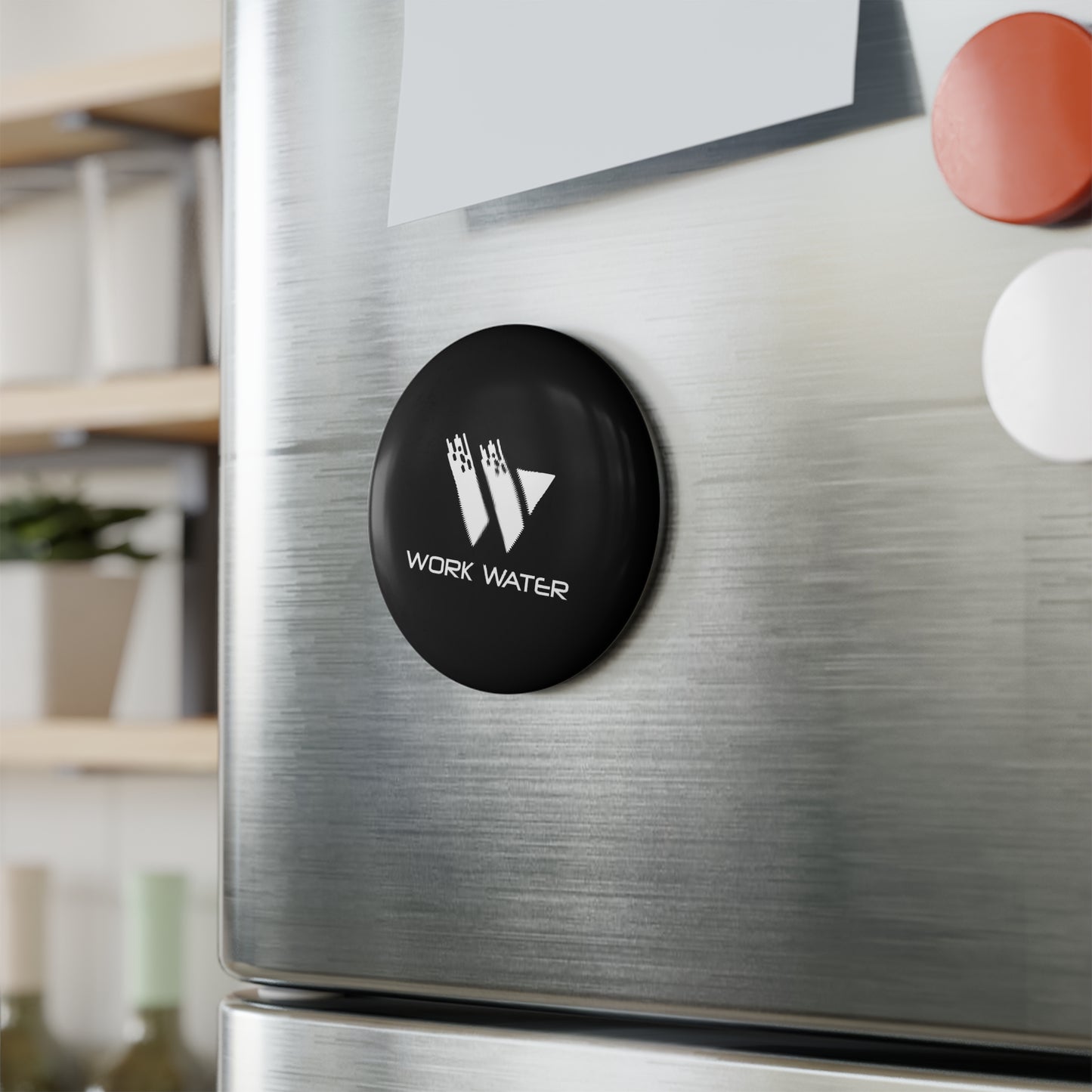Work Water Logo Fridge Magnet (10-Pack)