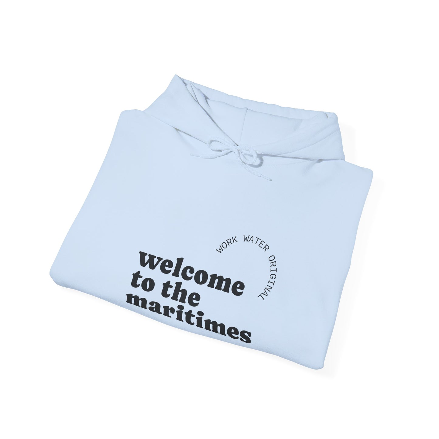 'Welcome to the Maritimes' Cozy Hooded Sweatshirt