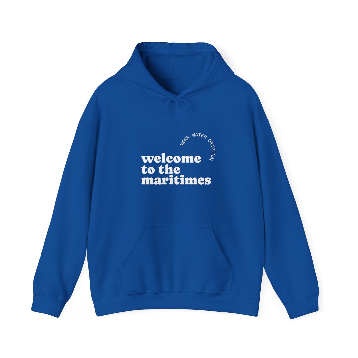 'Welcome to the Maritimes' Cozy Hooded Sweatshirt