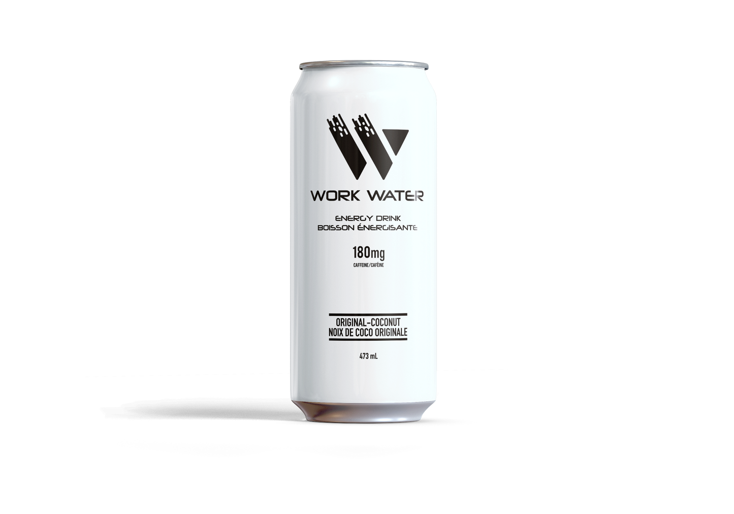 Work Water Energy Drink - Original-Coconut 12 x 473mL