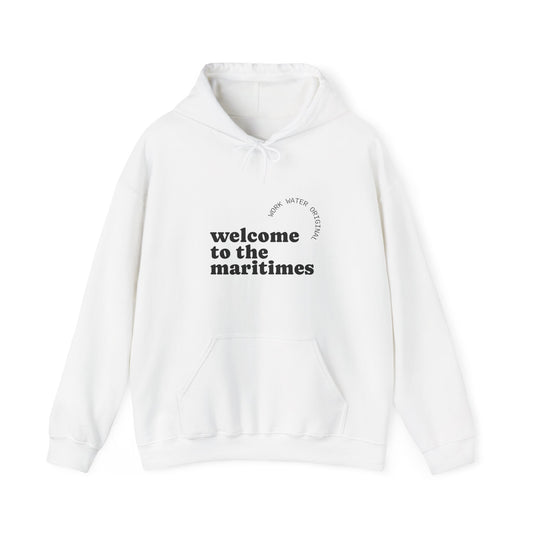 'Welcome to the Maritimes' Cozy Hooded Sweatshirt