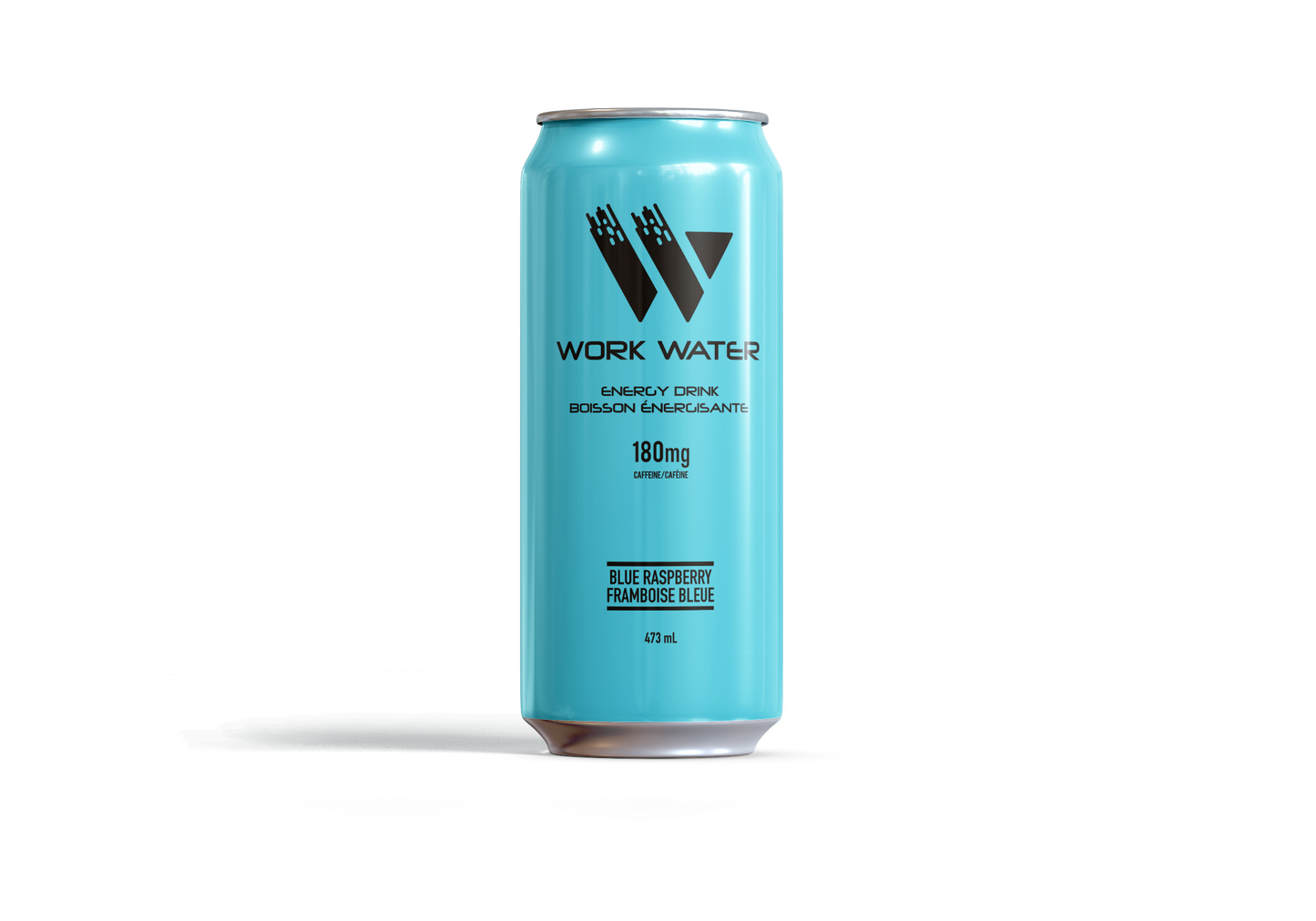 Work Water Energy Drink - Blue Raspberry 12 x 473mL