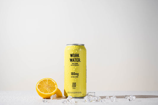 Work Water Energy Drink - Lemon 24 x 473mL