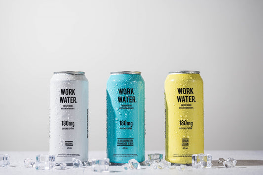 Work Water Energy Drink - Mixed 24 x 473mL